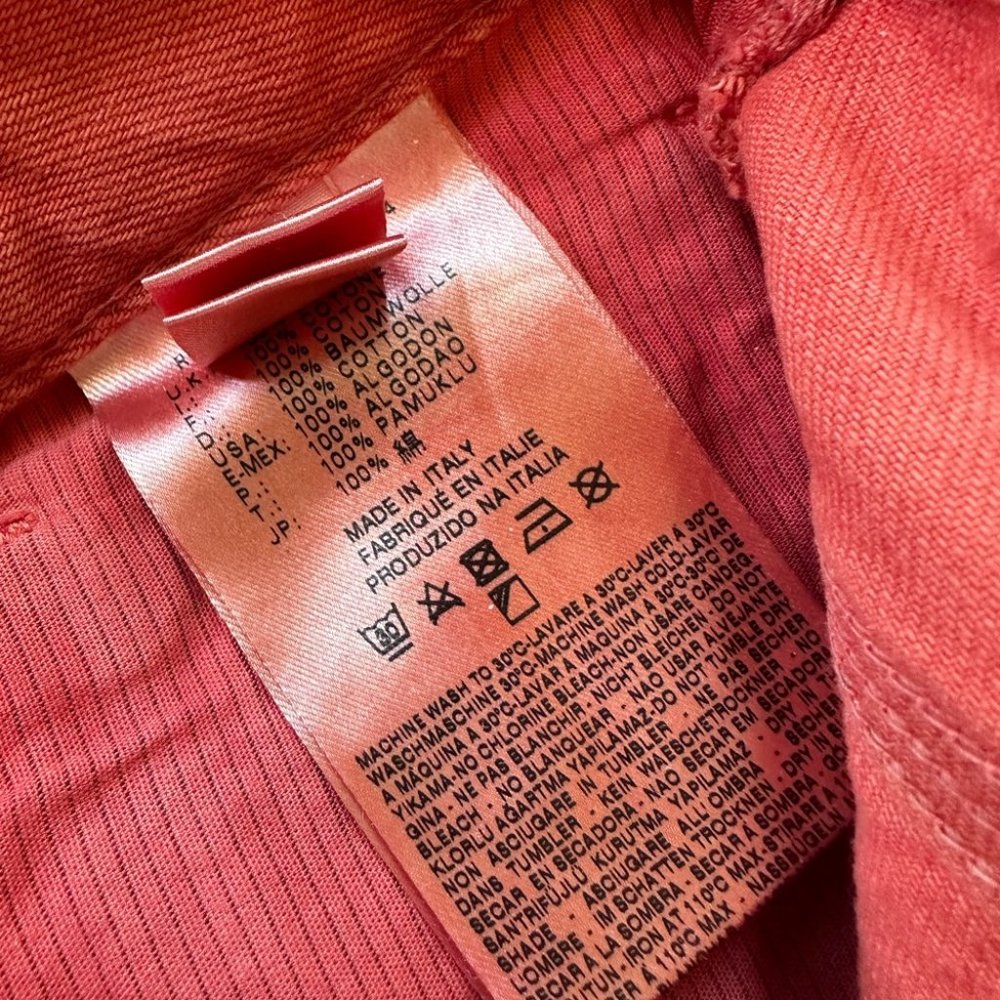 Diesel Black Gold Superbia-NP Jeans W30 in Red Orange Made in Italy - Picture 6 of 6